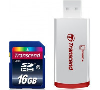 Карта памяти SDHC 16Gb Transcend (TS16GSDHC10-P2)