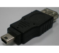 Переходник OTG; mini USB to USB; Lux