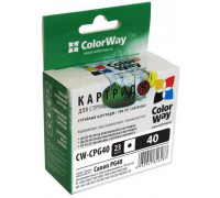Струйный картридж ColorWay CW-CPG40; Black