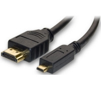Кабель HDMI to micro HDMI; 1m; Black