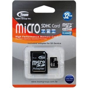 Карта памяти micro SDHC 32Gb Team (TUSDH32GCL603)