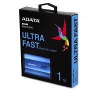 Внешний SSD A-Data 1000Gb ASE800 (ASE800-1TU32G2-CBL); 1.8"; USB 3.2 Gen 2x2 Type-C; Black